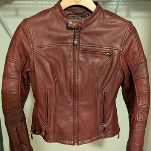 Roland Sands Design Maven Oxblood Motorcycle Jacket